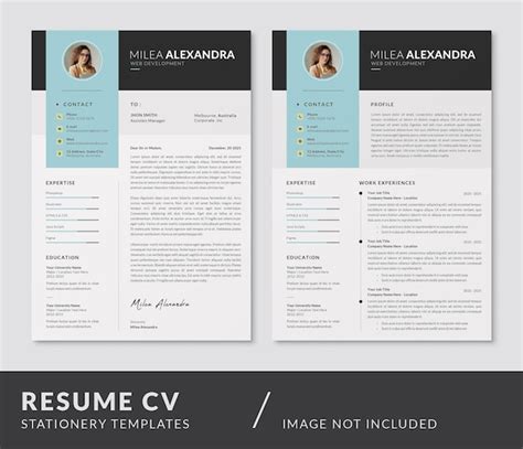 Premium Psd Cv Resume Design Psd Templates