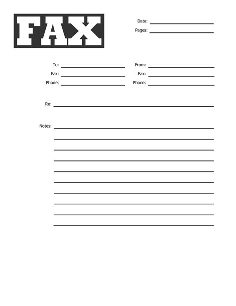 Professional Medical Fax Cover Sheet