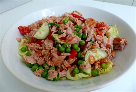 Lunch Salade Met Tonijn En Gegrilde Paprika Optima Vita