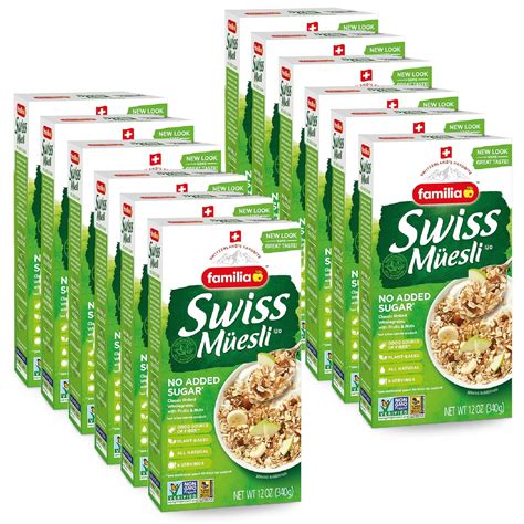 Amazon Familia Swiss Muesli Cereal 12 X 12oz Multipack No Added