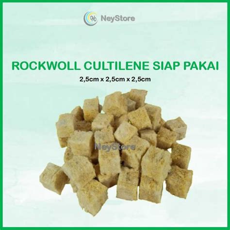 Jual Rockwoll Cultilene Potongan Siap Pakai Kotak Ukuran Cm