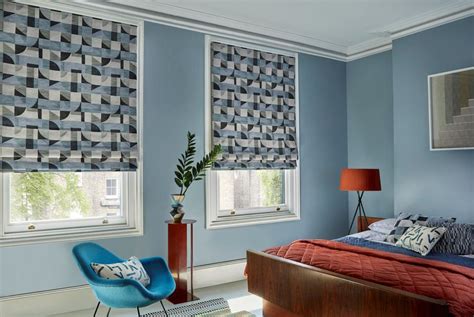 Blue Roman Blinds | Roman Blinds | Hillarys