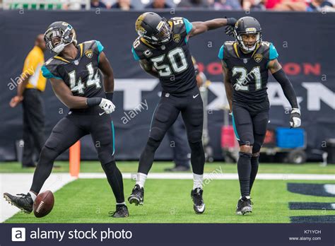 Houston Tx Usa 10th Sep 2017 Jacksonville Jaguars Outside Stock