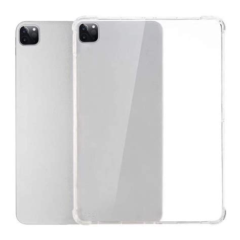 Apple iPad Pro 11 ( 2020, 2021 ) Flexible Clear TPU Tablet Case Cover,...