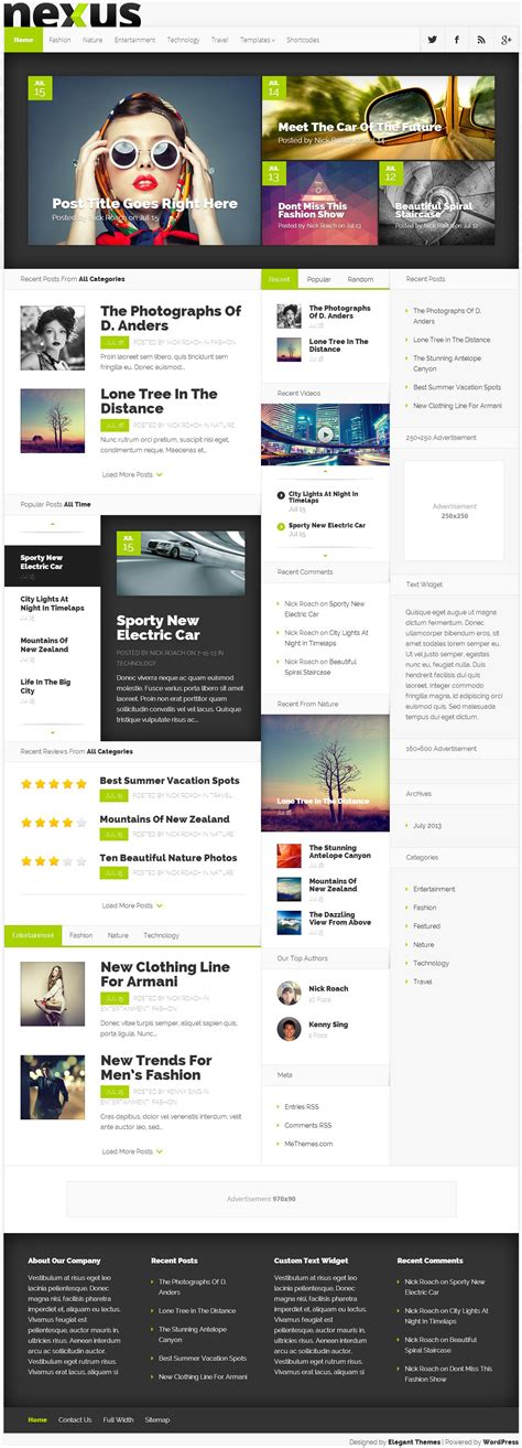 Nexus Wordpress Theme Methemes