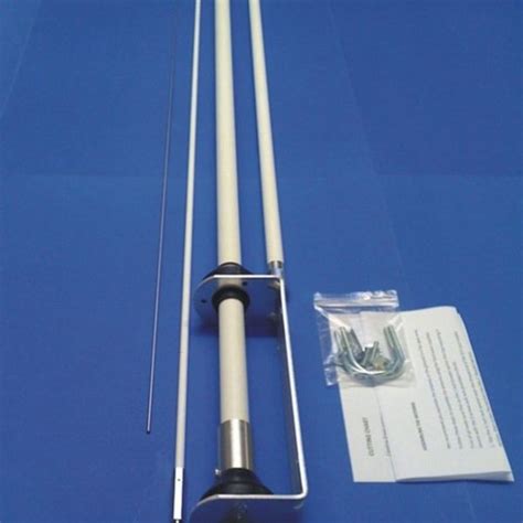 Sigma Venom 1 2 Wave Silver Rod CB Base Station Antenna Telectronics