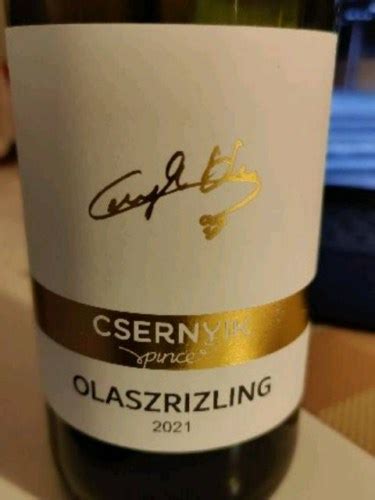 Csernyik Pince Olaszrizling Vivino US