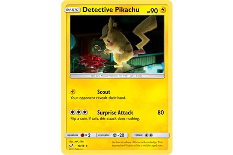 Detective Pikachu New Trading Cards Hypebeast