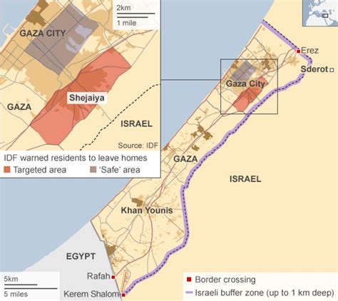 Gaza Conflict Five Dead At Hospital Hit By Israeli Strike Bbc News