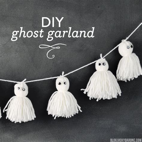 Diy Ghost Garland Vicky Barone