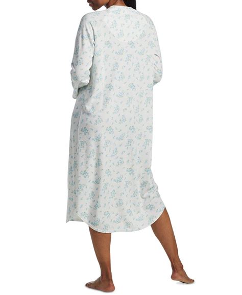 Miss Elaine Women S Floral Bouquets Long Sleeve Nightgown Macy S