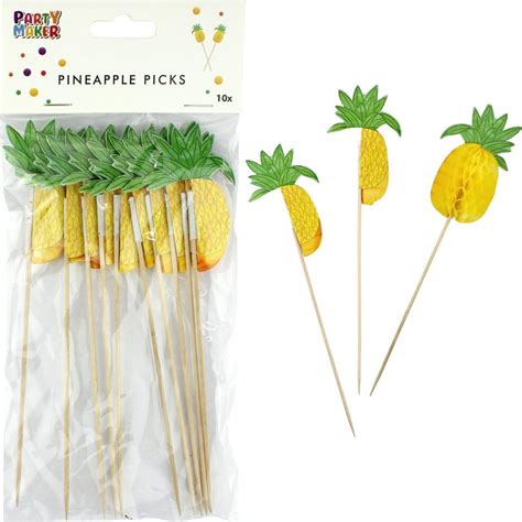 Palm Tree Honeycomb Picks Pack Of 12 Hawaiian Luau Themed Party