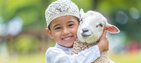 Premium Photo Eid Al Adha Capturing Qurbani Ritual Of Sacrifice And Meat Distribution To The Needy