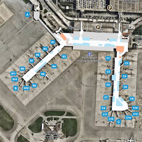 Palm Beach Airport Map Guide To PBI S Terminals