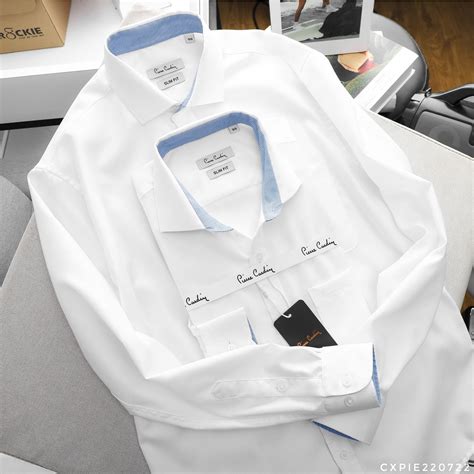Mua Áo sơ mi nam Màu Trắng Pierre Cardin An Phước tay dài có túi công ...