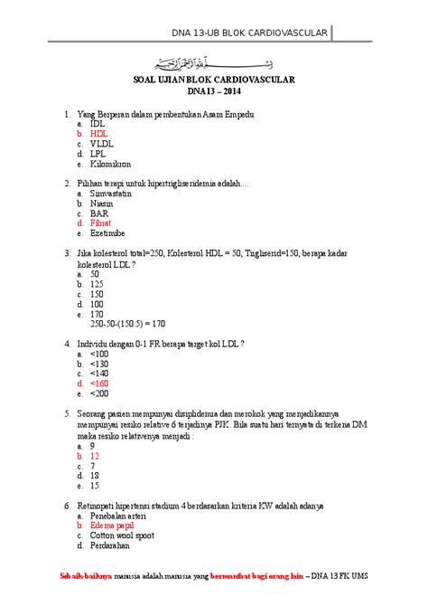 Contoh Soal Ujian Masuk Fakultas Kedokteran Delinewstv