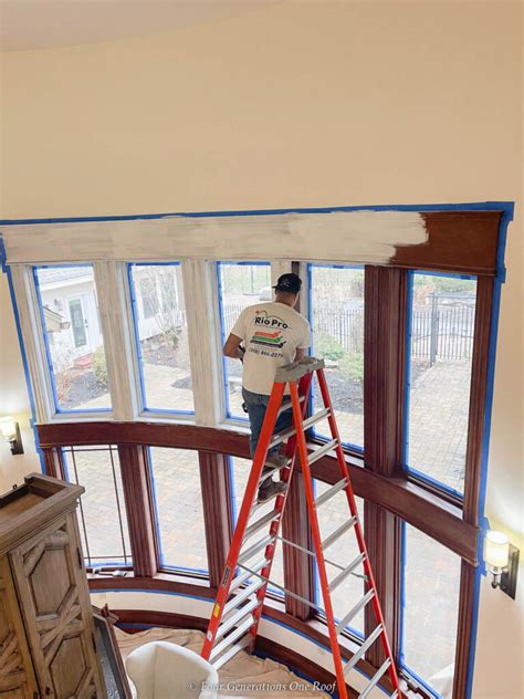 How To Paint Wood Trim Four Generations One Roof