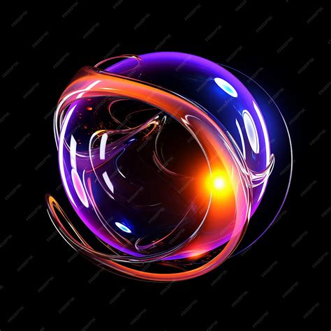 Premium Photo | Sleek flowy space liquidelectricity power inside of