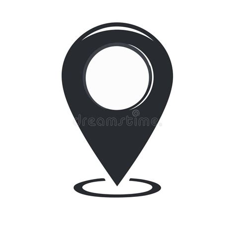 location pointer icon marking  spot   map geographical coordinates