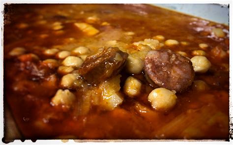 Guiso Con Garbanzos Con Chorizo En Thermomix Legumbres Y Platos De