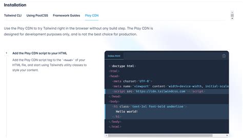 How To Use Tailwind Css Via Cdn