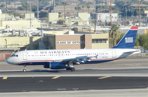 N663AW Airbus A320 US Airways Phoenix Sky Harbour Graham Tiller