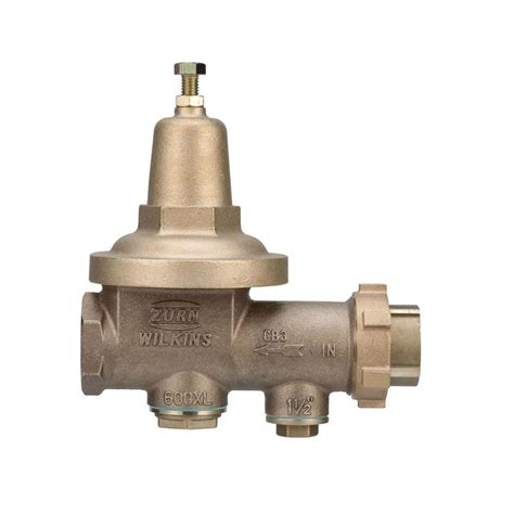 Wilkins 1 1 2 In 600xl Water Pressure Reducing Valve 112 600xl The Home Depot