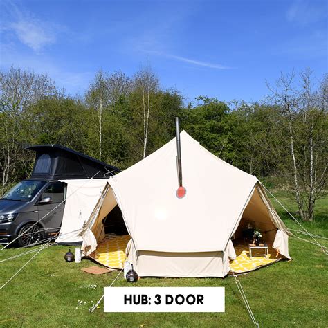 Glawning Deluxe Hub 5 Metre 3 Door Driveaway Awning Glawning