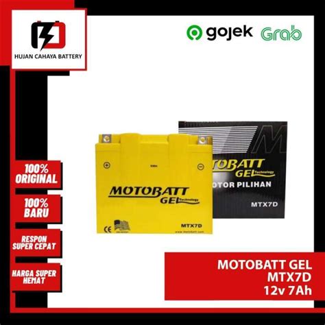 Jual Aki MOTOR MOTOBAT MF MTX 7D MTX7D MTX 7D Aki HERCULES 2003 Di