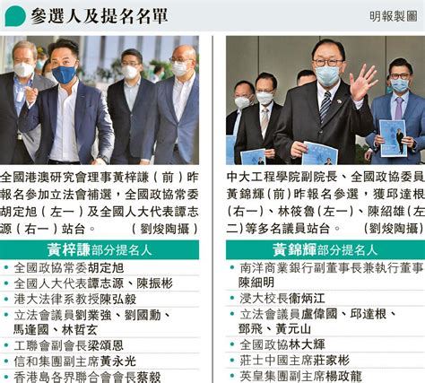 黃梓謙黃錦輝報立會補選 否認獲「綠燈」 工聯民建聯最快今敲定人選 20221110 港聞 每日明報 明報新聞網