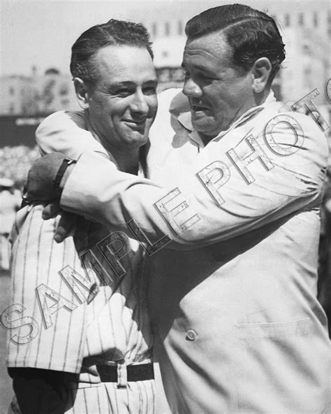 Babe Ruth Y Lou Gehrig Babe Ruth Lou Gehrig Sign A