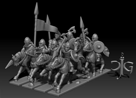 viking cavalry  mm stl file   printingcults
