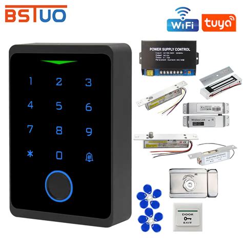 Biom Trico Fingerprint Smart Door Lock Kit Wi Fi Sistema De Controle De