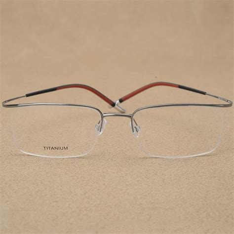 Eleccion Eyebrow Prue Titanium Optical Frame Glass Grandado