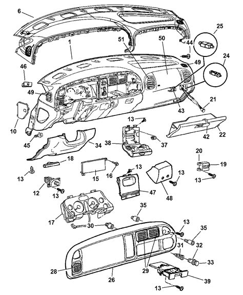 2001 Dodge Ram 1500 Interior Parts