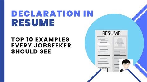 Declaration In A Resume Top 10 Examples Every Jobseeker Should See By Amcat Medium