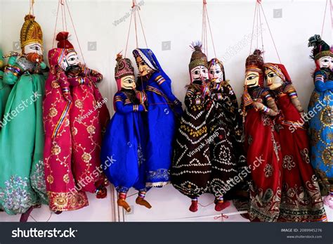 Rajasthani Puppetry Art Called Kathputli Kathputli Stock Photo