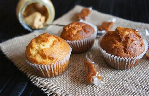 Muffins Beurre De Cacahu Te Et Bonbon Caramel Pour Une Bonne Action