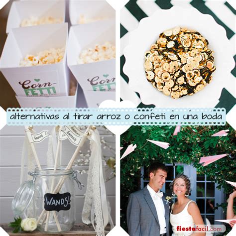 Ideas Para Bodas Alternativas Al Arroz O Confeti Revista Fiestafacil