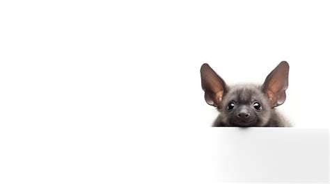 Premium AI Image | Photo of a cute Bat isolated on white background