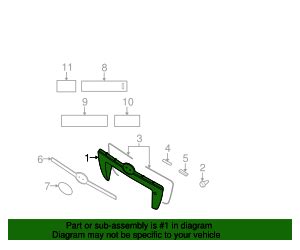 2005 2008 Hyundai Tucson Finish Panel 87371 2E000 OEM Parts Online