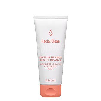 Deliplus Gel Facial Exfoliante Y Mascarilla Arcilla Blanca Tubo 100 Ml