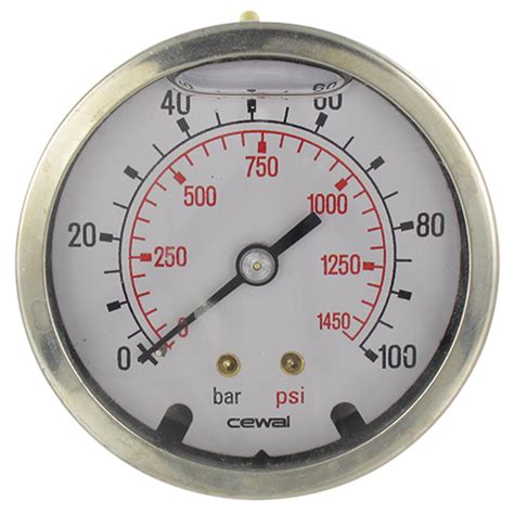 Pressure Gauge Axial Connection Bar Senga