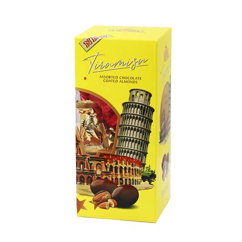 KING HENRY SÔ CÔ LA TIRAMISU THẬP CẨM BỌC HẠNH NHÂN 180G TOMI GIFT