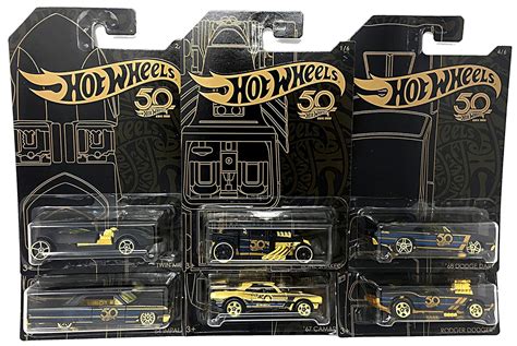 Buy Hot Wheels New Th Anniversary Black Gold Collection Camaro Bone Shaker Twin