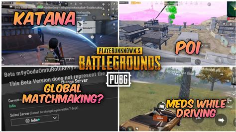 PUBG MOBILE 3 0 Update Gameplay PUBG MOBILE 3 0 Beta New Katana