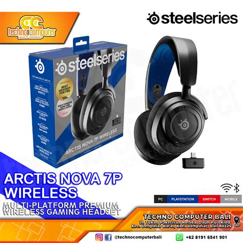 HEADSET STEELSERIES ARCTIS NOVA 7P Black Wireless - Gaming Headset