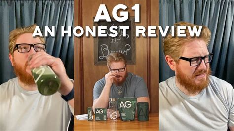 AG1 Athletic Greens Taste Test Honest Review YouTube