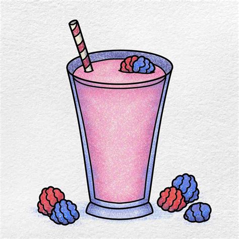 How To Draw A Smoothie Helloartsy