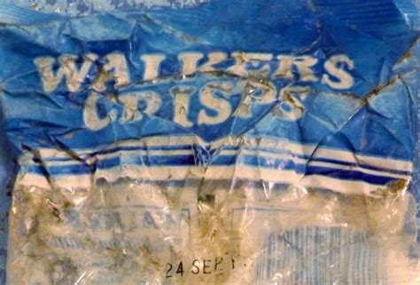 30 Year Old Walkers Crisp Packet Washed Up On British Beach Shows